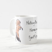Tasse norvégienne personnalisable de cheval de (Devant gauche)