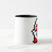 Tasse nostalgique de fantôme du pixel NES (Centre)