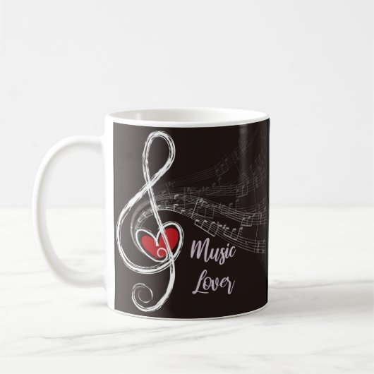 tasse notes de Music Lover (Gauche)