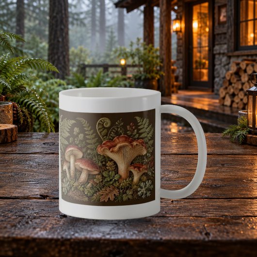 Tasse Notes de terrain sur les champignons Étude d