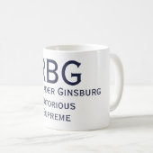 Tasse notoire de RBG (Devant droit)