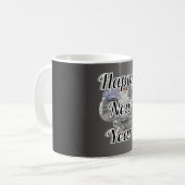 Tasse Nouvel An avec fête Heureuse (Devant gauche)