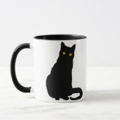 Tasse numéro 1 de chat noir (Gauche)
