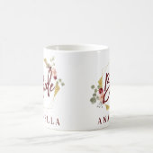 tasse nuptiale de douche de bachelorette floral de (Centre)