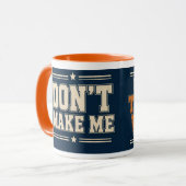 Tasse 'N'utilisez pas ma voix d'enseignant' (Devant gauche)
