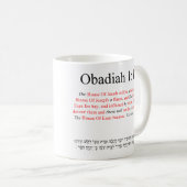 Tasse Obadiah 1:18 Traduction Open Source (Devant droit)