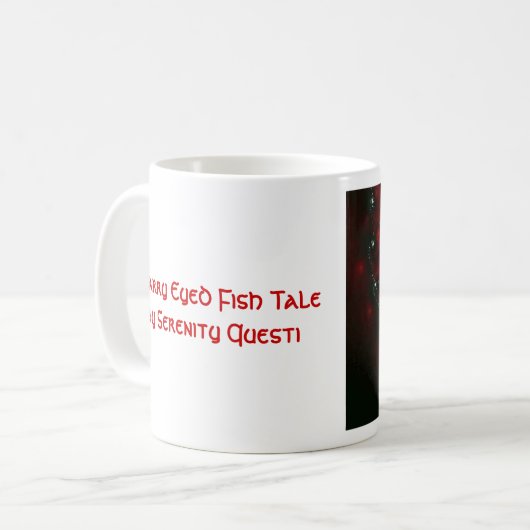 Tasse observée étoilée de conte de poissons (Devant gauche)