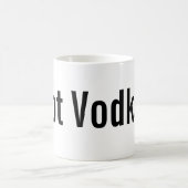 Tasse obtenue de vodka (Centre)