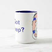 Tasse obtenue d'utilisateur du sommeil CPAP (Centre)