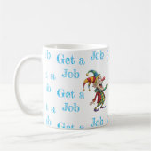 Tasse Obtiens un emploi, Jack Joker Clown (Gauche)