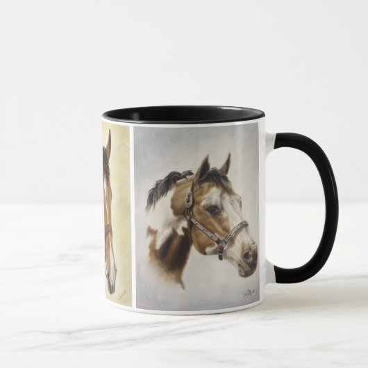 Tasse occidentale de cheval de trio (Droite)