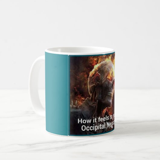 Tasse occipitale de névralgie (Devant gauche)