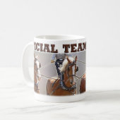 Tasse officielle belge de routier de cheval de (Devant gauche)