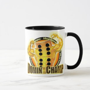 Tasse officielle de champion de domino