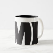 Tasse officielle de FML : Logo de FML (noir) (Devant droit)