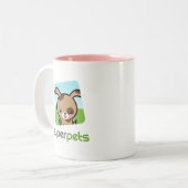 Tasse officielle de lapin de SuperPets (Devant gauche)