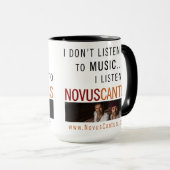 Tasse officielle de Novus Cantus (grands 15oz !) (Devant droit)