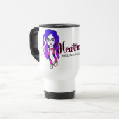 Tasse officielle de voyage de logo de Heather (Devant gauche)