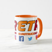 Tasse officielle d'EuroTruckRadio (Devant droit)