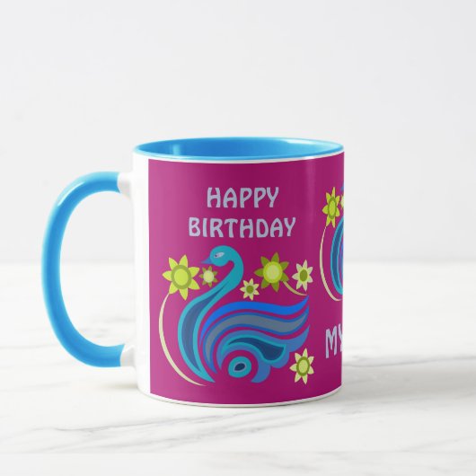 TASSE OISEAU CRÉATIVE POUR CADEAU (Gauche)