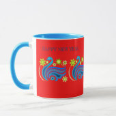 TASSE OISEAU FLEUR CRÉATIVE POUR CADEAU NOUVELLE A (Gauche)