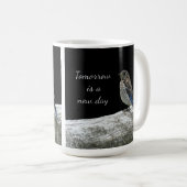 Tasse Oiseau sur une Clôture (Devant droit)