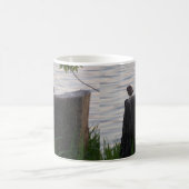 Tasse Oiseau sur une Souche (Centre)