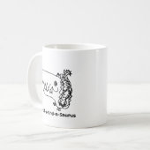 Tasse One-of-a-Kind-a-Saurus | Art Roarsome (Devant gauche)