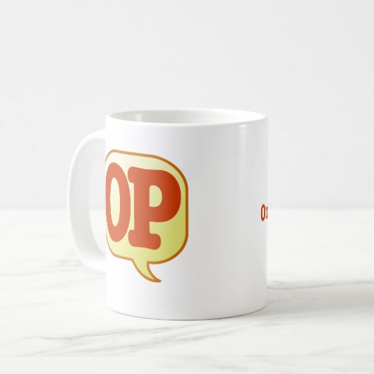 Tasse OP de logo (Devant gauche)