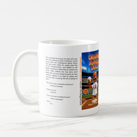 Tasse ORANGE ANGEL DUCK (Gauche)