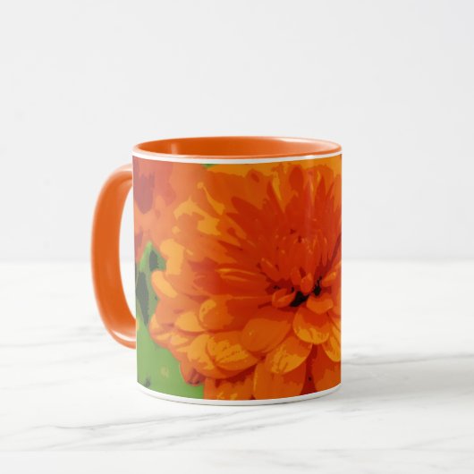 Tasse orange de boisson de mamans d'automne (Devant gauche)