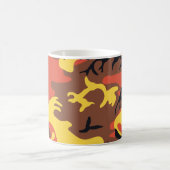 Tasse orange de camouflage (Centre)