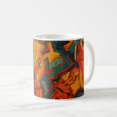 Tasse orange de chaman (Devant droit)