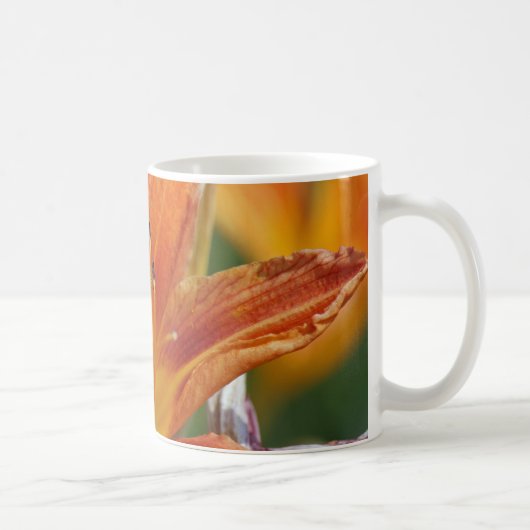 Tasse orange de fleur (Droite)