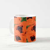 Tasse orange de pavot (Devant gauche)