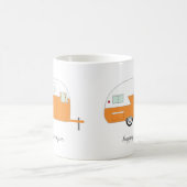 Tasse orange de profondément satisfait (Centre)