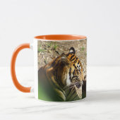 Tasse orange de tigre (Gauche)