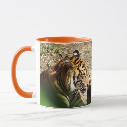 Tasse orange de tigre (Gauche)