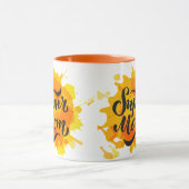 Tasse Orange et Jaune Super Maman (Centre)