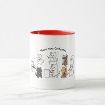 Tasse Orchestre Symphonique Chat Mignon
