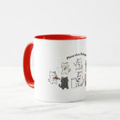Tasse Orchestre Symphonique Chat Mignon (Devant gauche)
