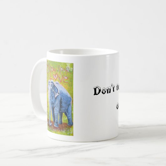 Tasse orientée d'éléphant (Devant gauche)