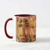 Tasse originale d'aquarelle des dames I (Gauche)