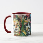Tasse originale d'aquarelle des dames II (Gauche)