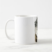 Tasse originale d'art de loup (Gauche)