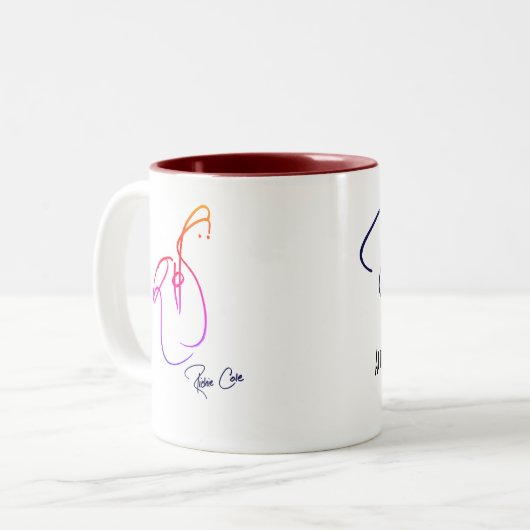 Tasse originale d'art de Richie Cole (Devant gauche)
