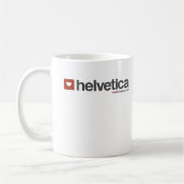 Tasse originale de logo de LoveHelvetica (Gauche)