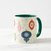 Tasse Ornement Rétro Vintage (Devant droit)