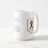 Tasse Othala RuneStone 15 oz. (Devant droit)