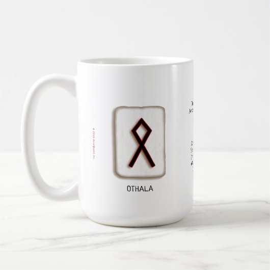 Tasse Othala RuneStone 15 oz. (Gauche)
